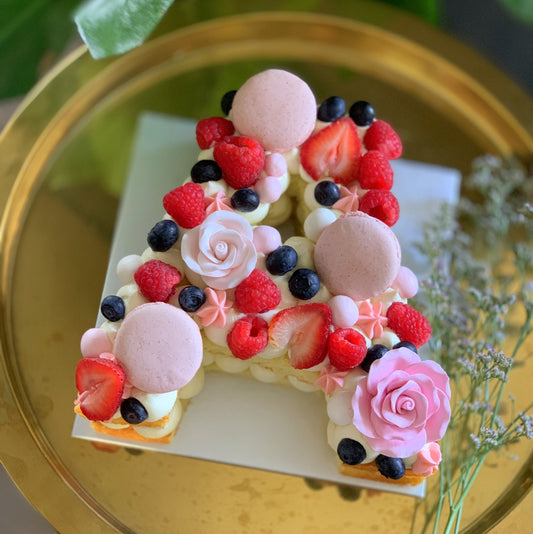 Monogram 'Custom Letter' cake