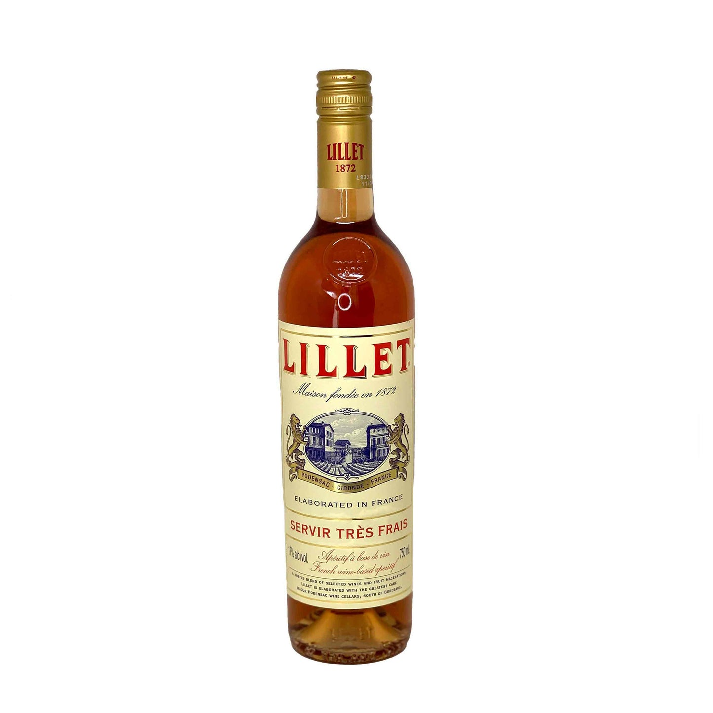 Lillet Servir Tres Frais Rouge