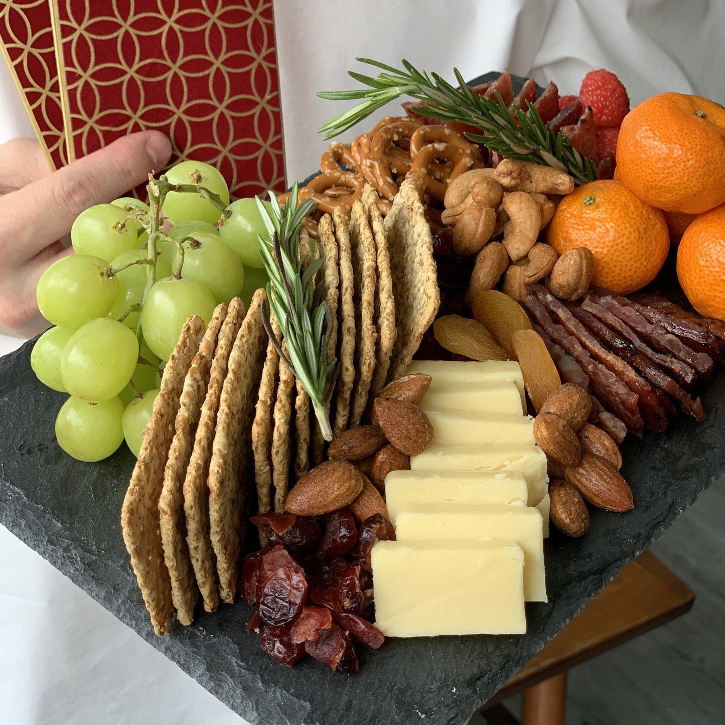 Bakwa and Cheese Platter
