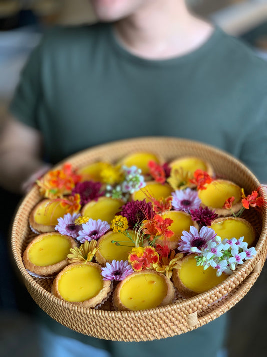 Hong Kong Egg Tarts Basket
