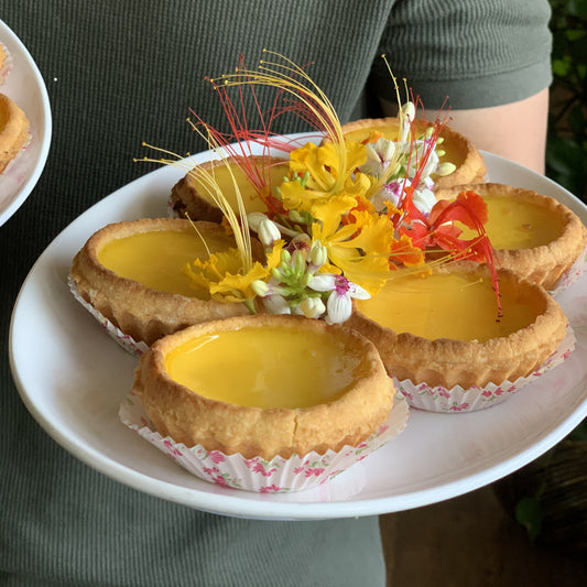 Double Hong Kong Egg Tarts Oval Platter