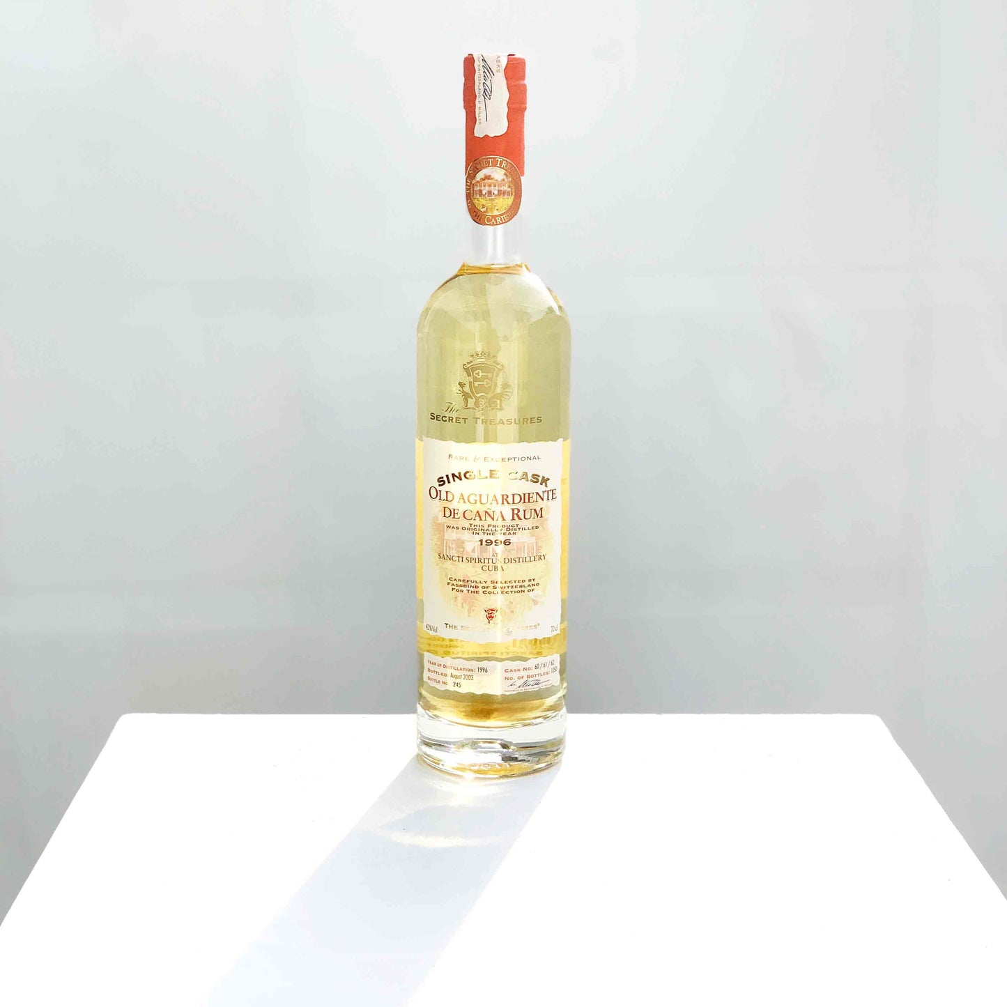 1996 Rum Secret Treasures Aguardiente de Cana Single Cask