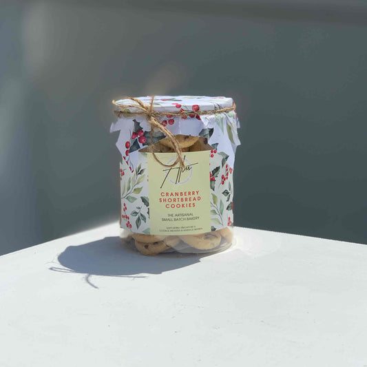 Cranberry Shortbread Cookies