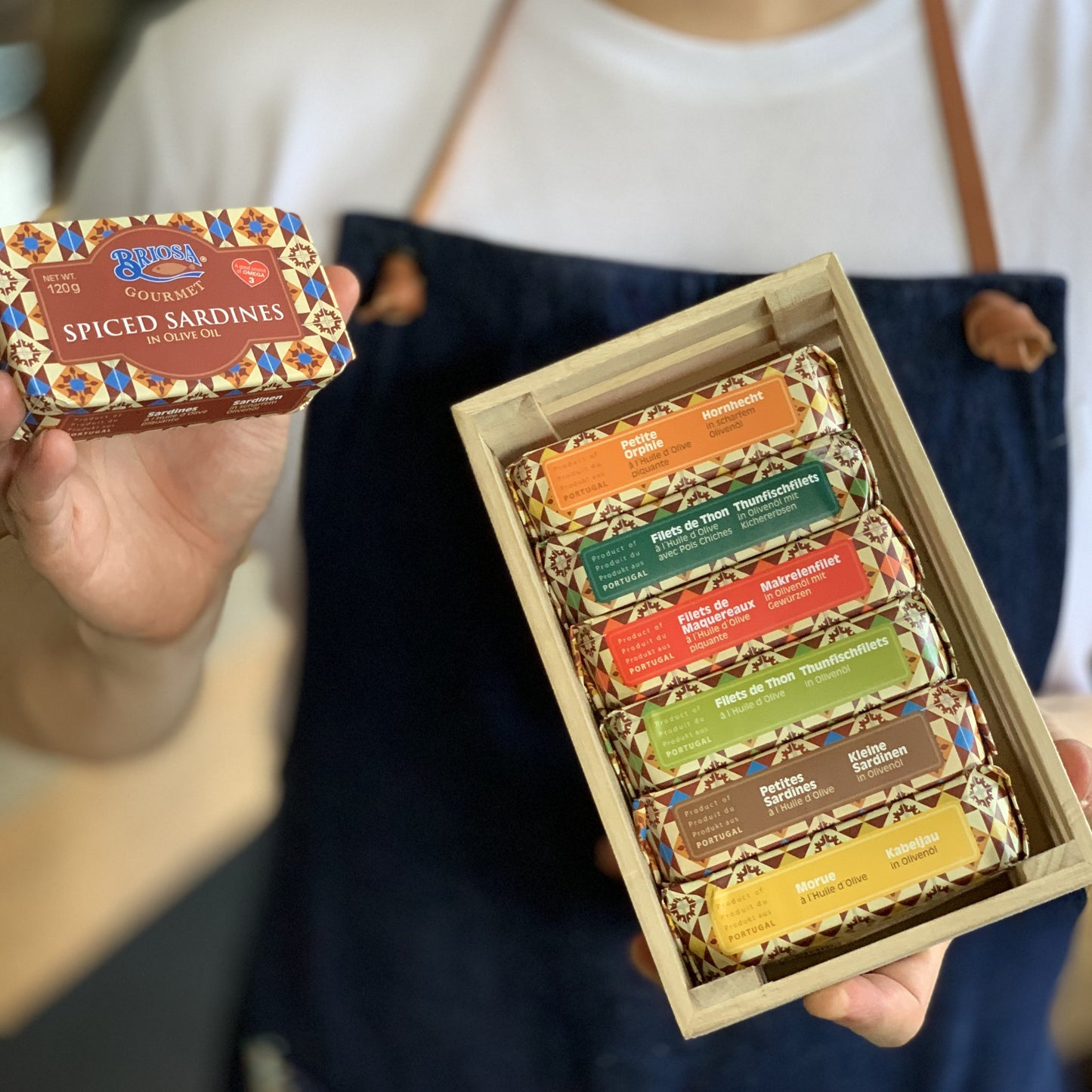 Briosa Portuguese Canned Fishes Crate