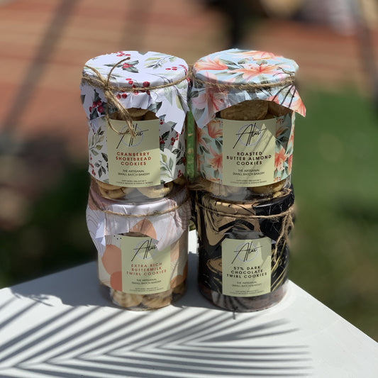 Roasted Butter Almond Twirl Cookies