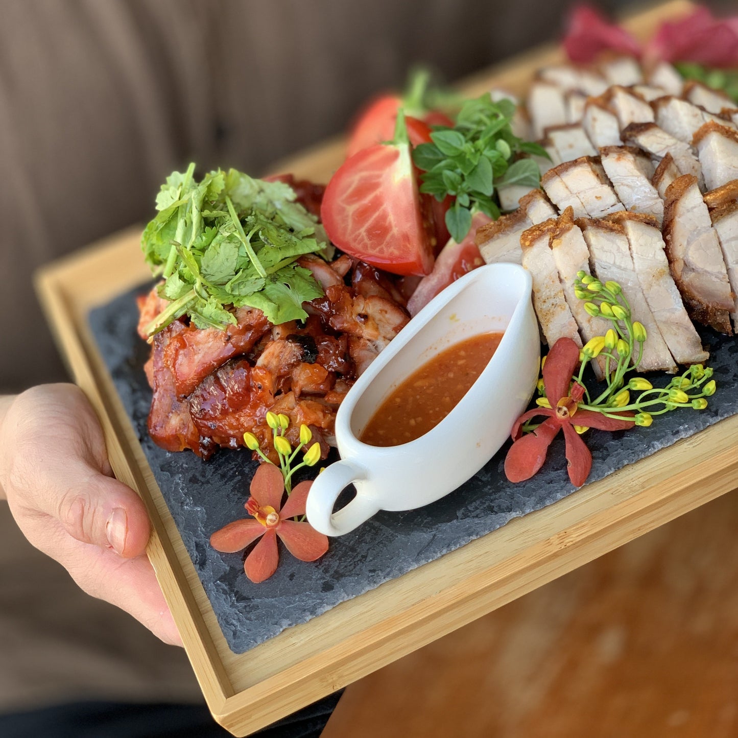 Roast Pork and Char Siew Platter (4-6 pax)