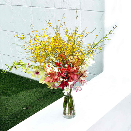 Orchids Medley Vase