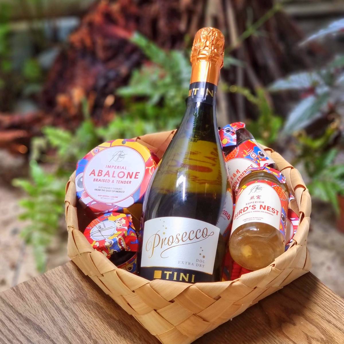 Longevity & health Chinese TCM hamper (Sparkling Wine)