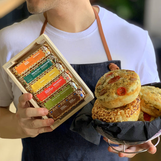 Portuguese Seafood & Gluten-free Foccacia