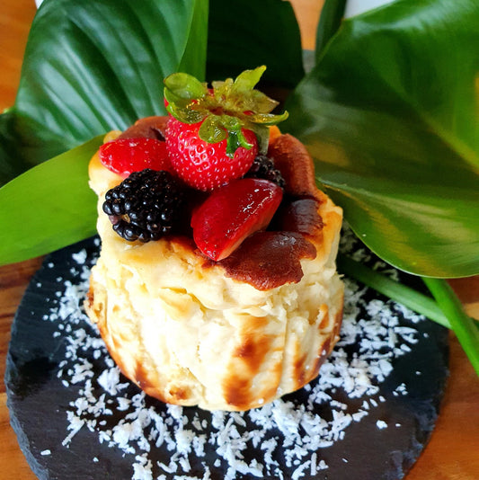 Gluten-free Burnt Cheese Cake (Coconut)