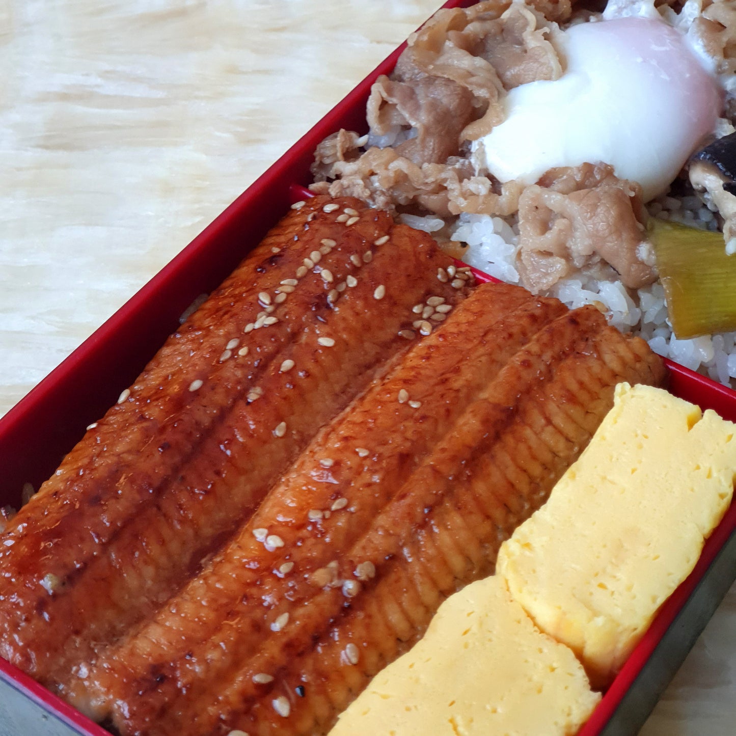 Natsu Unagi, Hotate & Gyu Bento (2-3 pax)