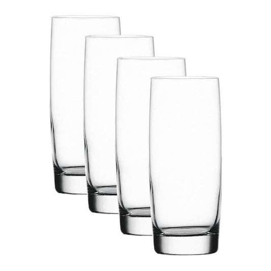 Vivendi Longdrink Juice Crystal Glass, Set of 4
