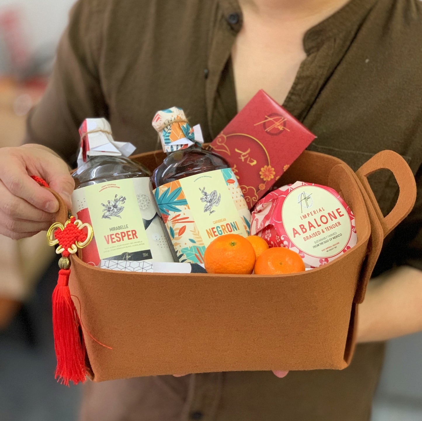 Negroni, Vesper & Abalone Luna New Year Hamper