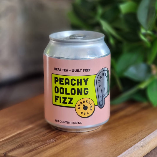 Peachy Oolong Fizz (12, 18, 24 cans)