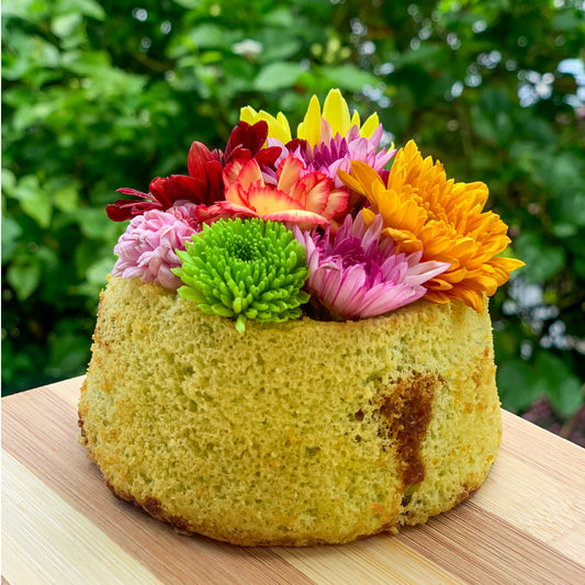 Pandan Coconut Chiffon Cake Set