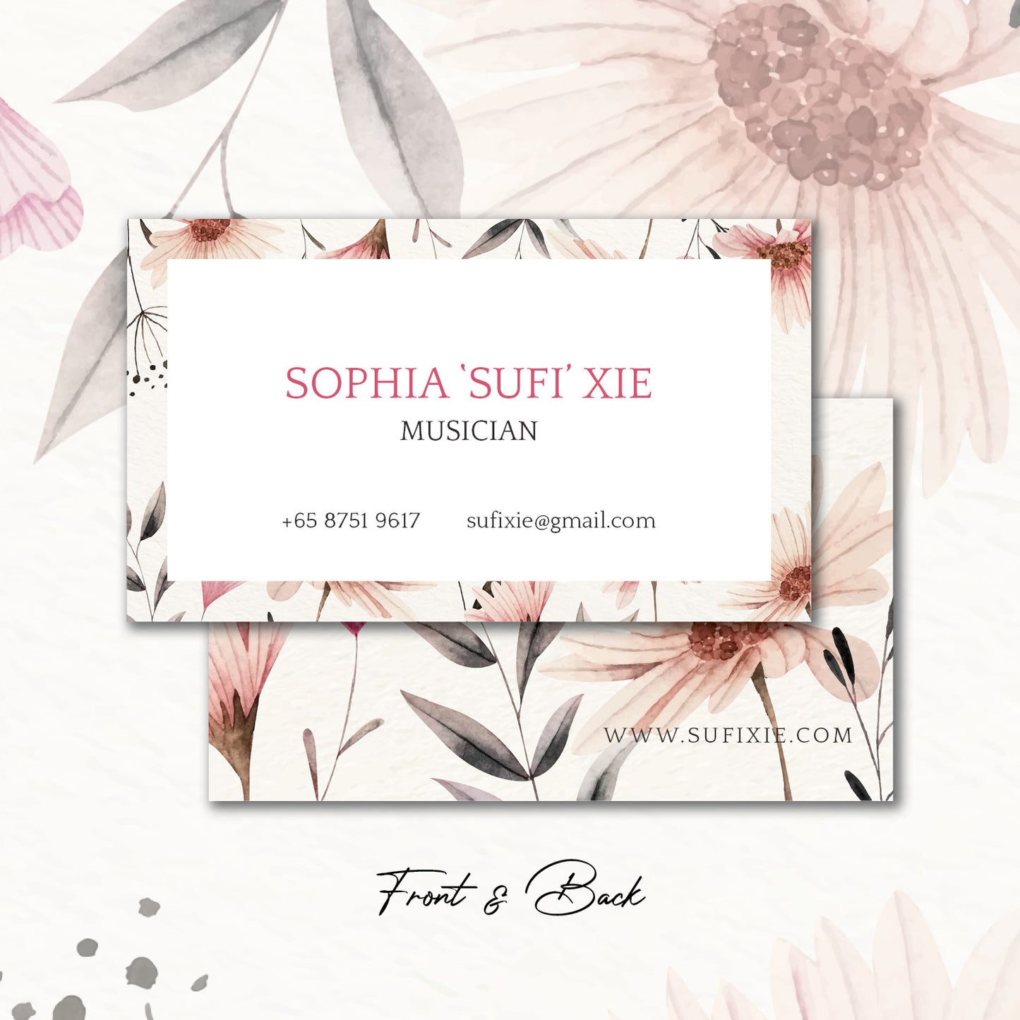 Pastel Party Personalized Cards