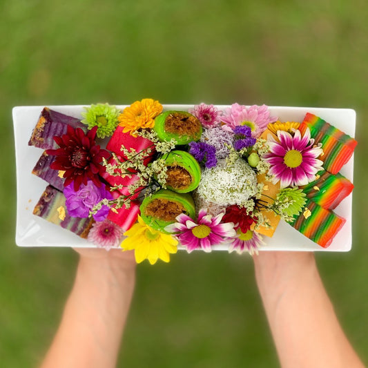 Traditional Kuih Rectangular Platter