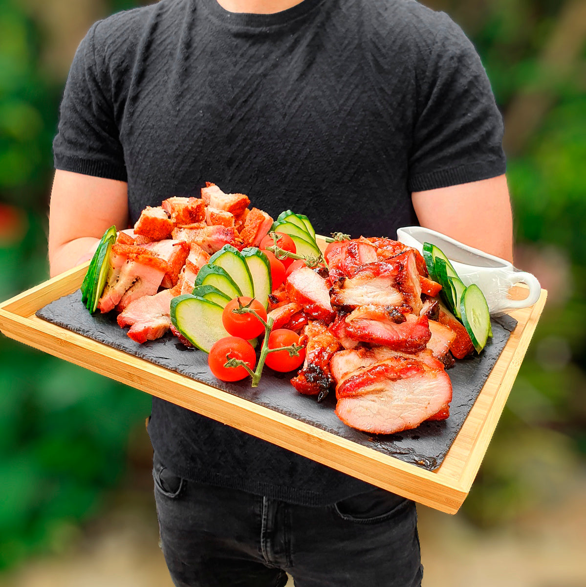 Roast Pork and Char Siew Platter (4-6 pax)