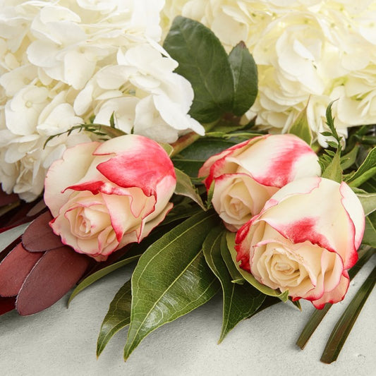 Roses & Hydrangeas Blooms Bouquet