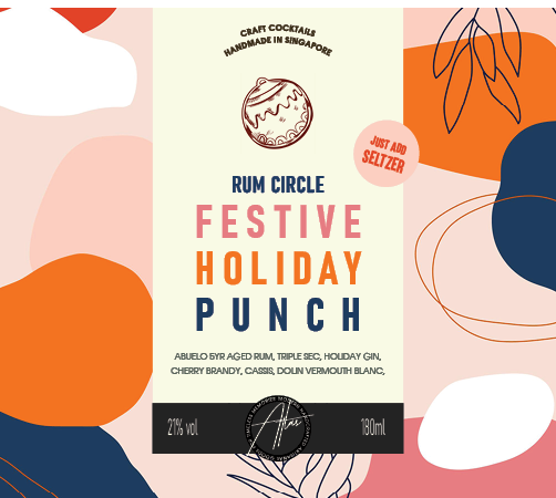 Rum Circle Festive Holiday Punch