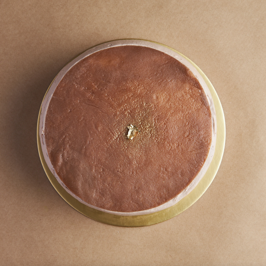 Ovaltine crepe cake with Crunchy pops