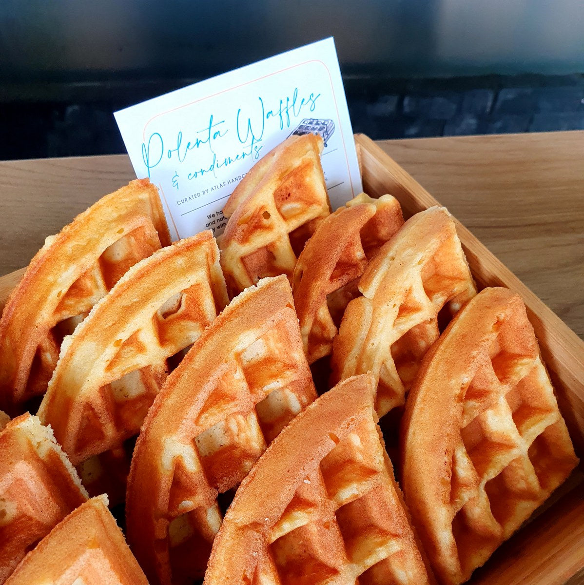 Scrumptious Waffles & Drizzles Floating Tray