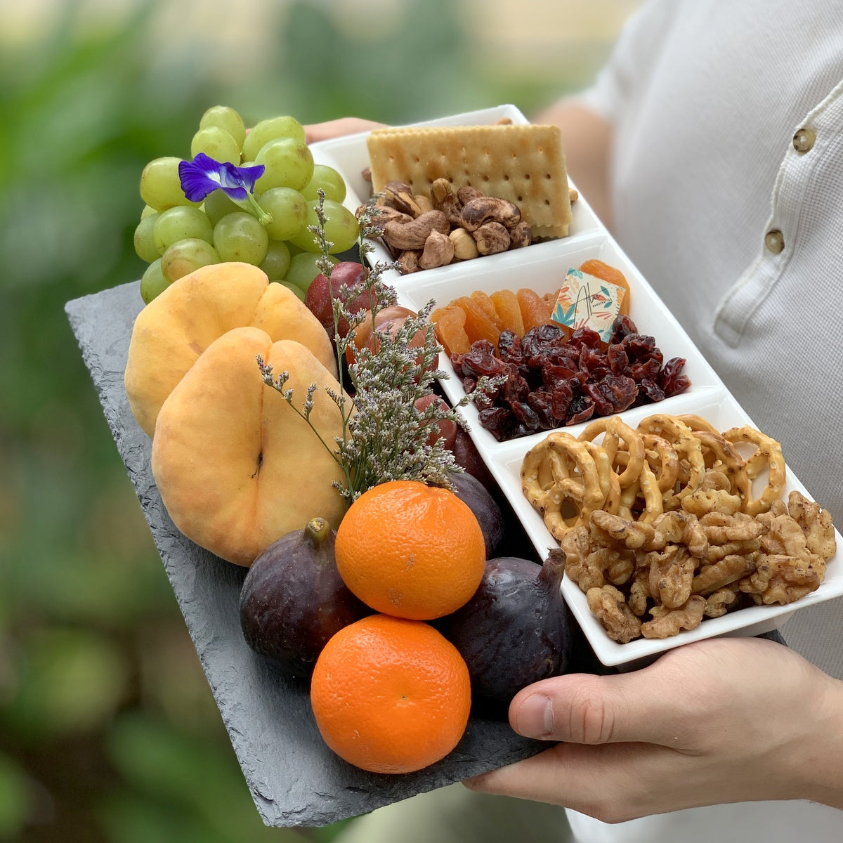 Slate Fruits & Nuts Board