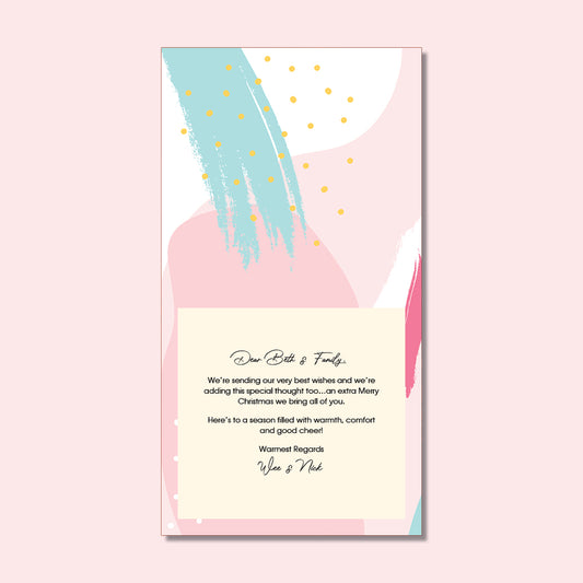 Thank You Card - Pastel Power