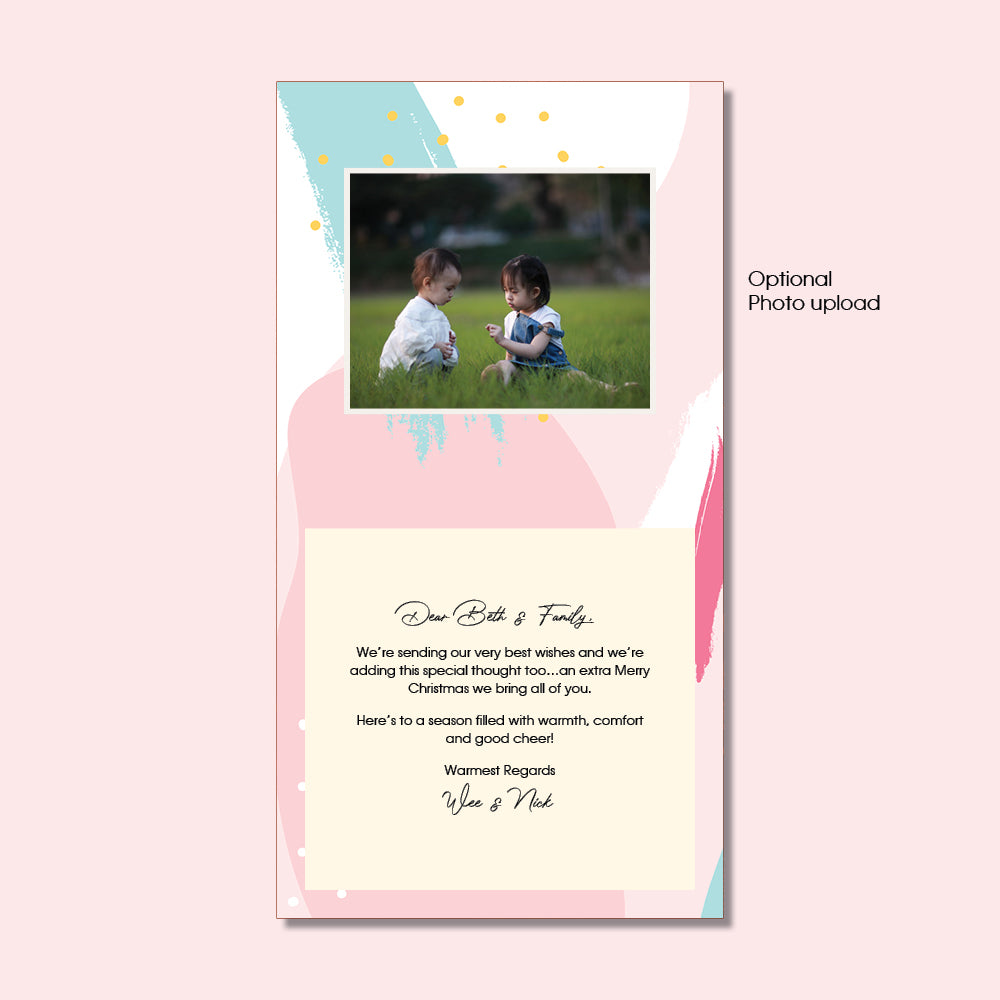 Thank You Card - Pastel Power
