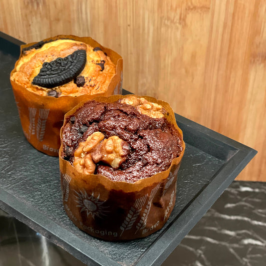 Vanilla and Chocolate Muffins