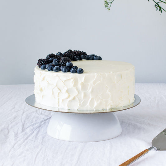 Vegan Blue and Blackberry Shortcake