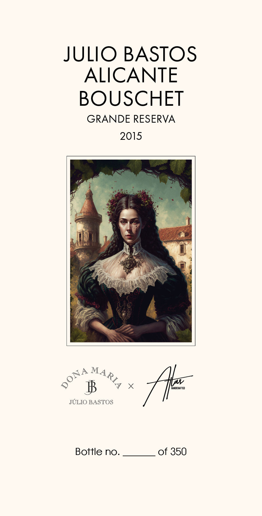 Atlas x Julio Bastos Alicante Bouschet grande reserva 2015 (limited release)