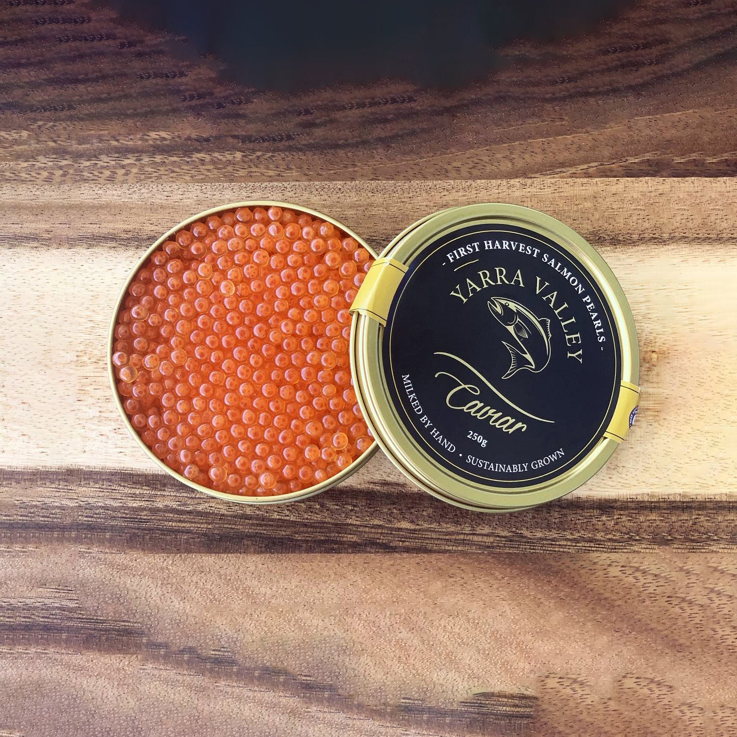 Yarra Valley Caviar Smoked Salmon Pearls (250gm)