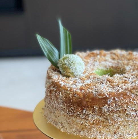 Gula Melaka Almond Chiffon