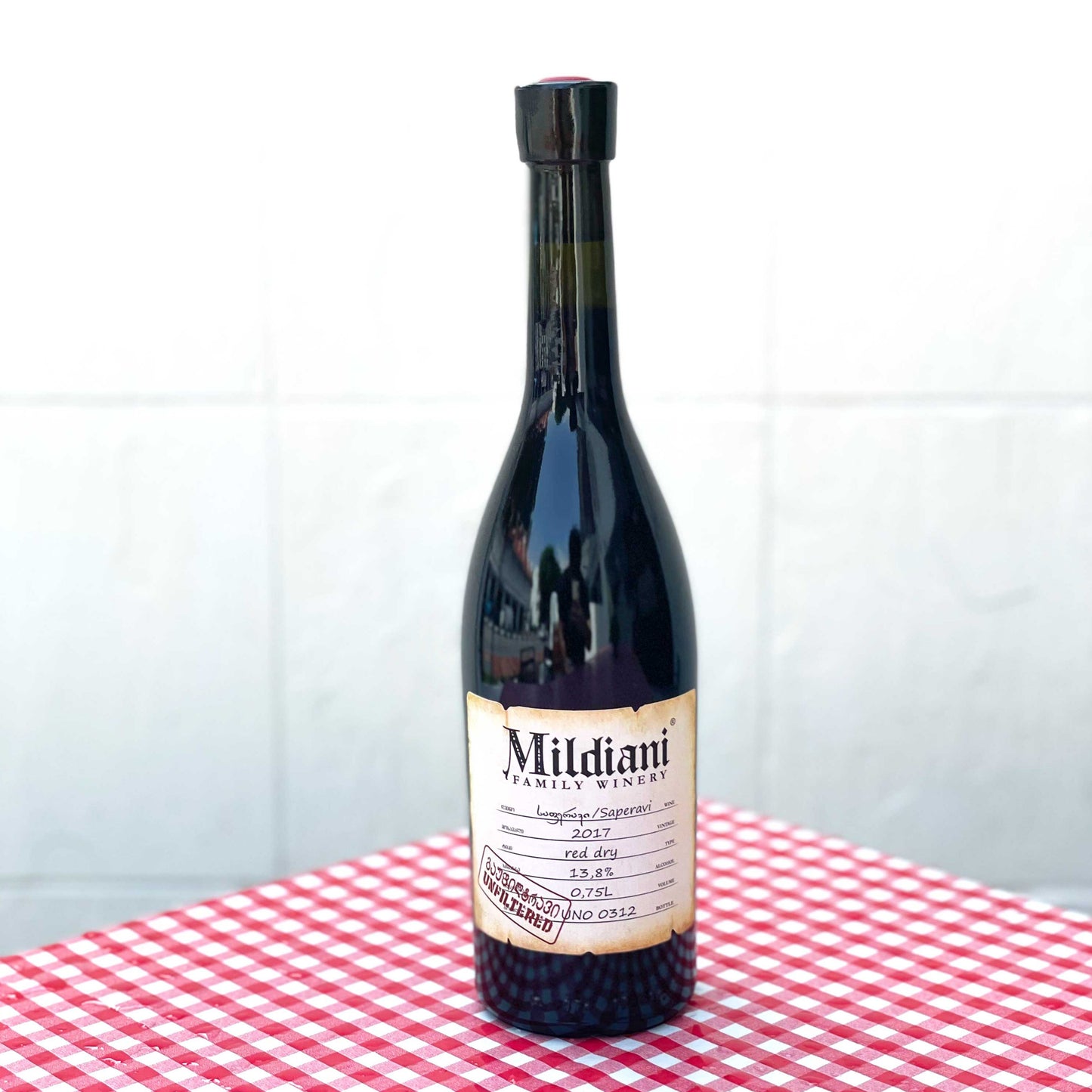 Mildiani Saperavi Unfiltered 2017