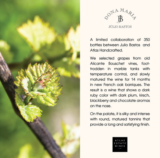 Atlas x Julio Bastos Alicante Bouschet grande reserva 2015 (limited release)