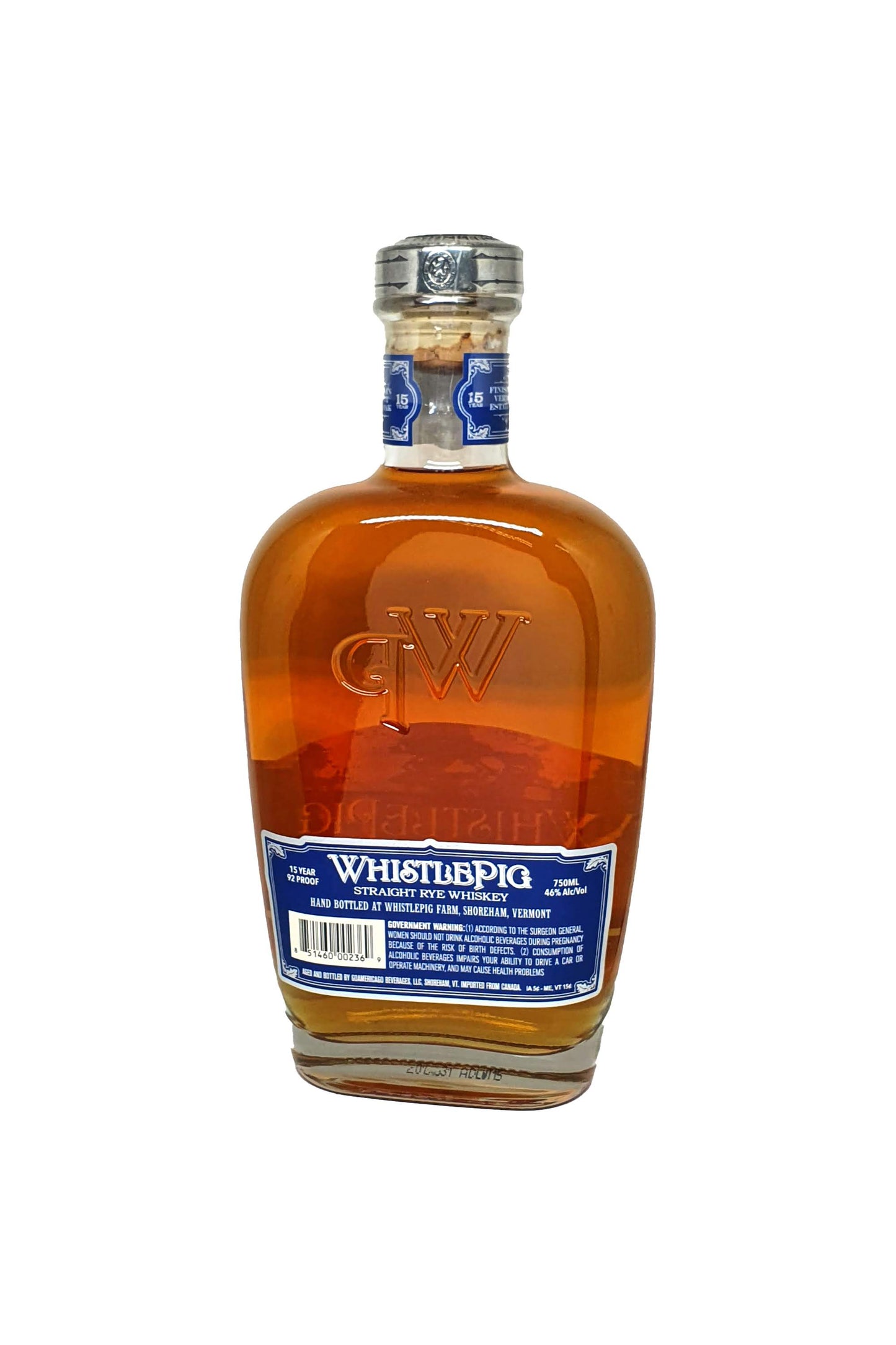 WhistlePig 15 Year Rye Whisky