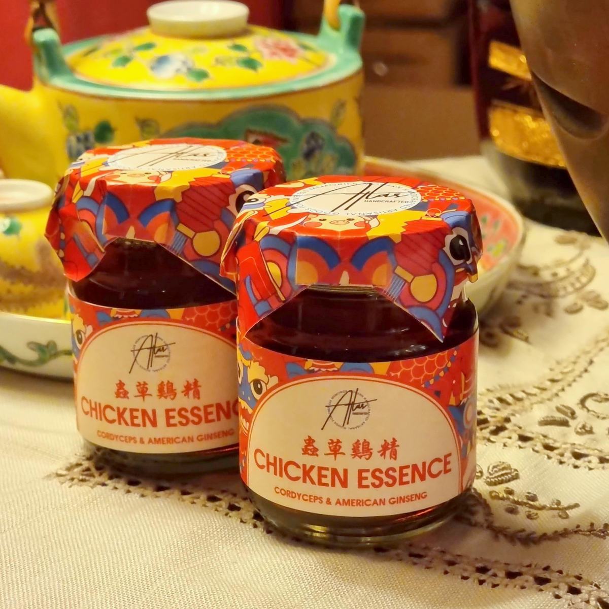 Chicken Essence with Cordyceps and Ginseng - Traditional Brew