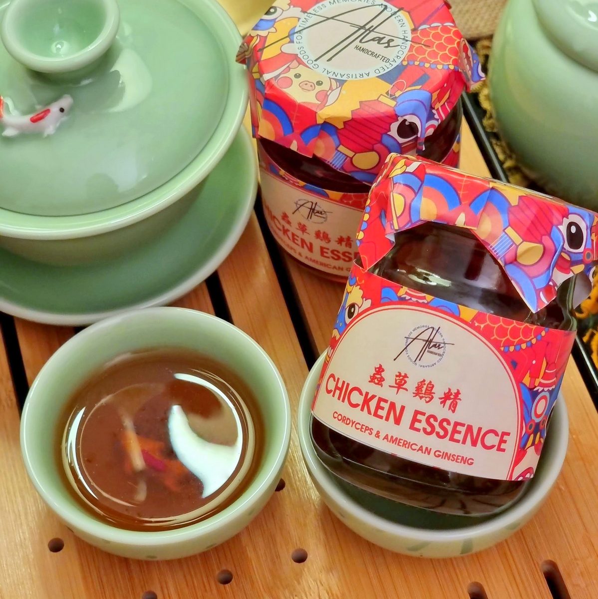 Chicken Essence with Cordyceps and Ginseng - Traditional Brew