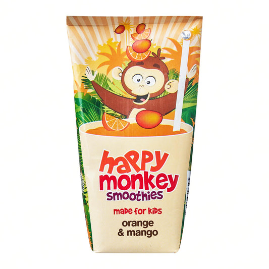 Happy Monkey Orange and Mango Smoothies