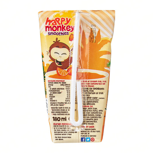 Happy Monkey Orange and Mango Smoothies