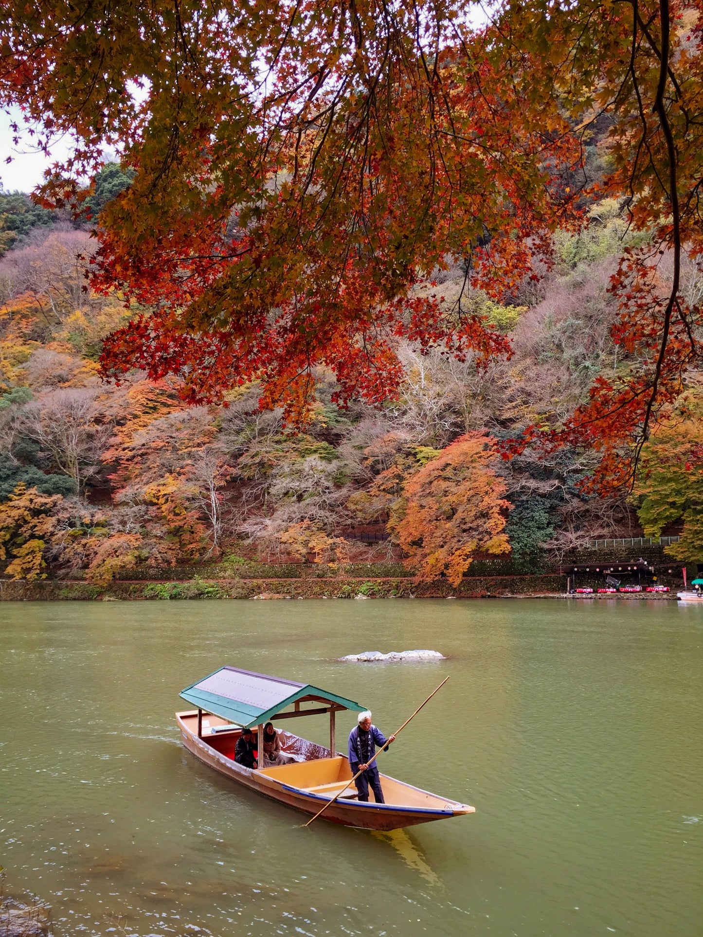 Arashiyama in the fall