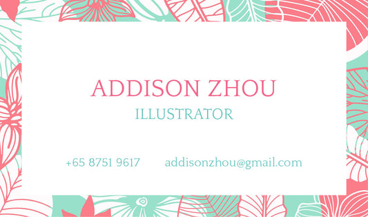 Asian Garden Personalized Cards