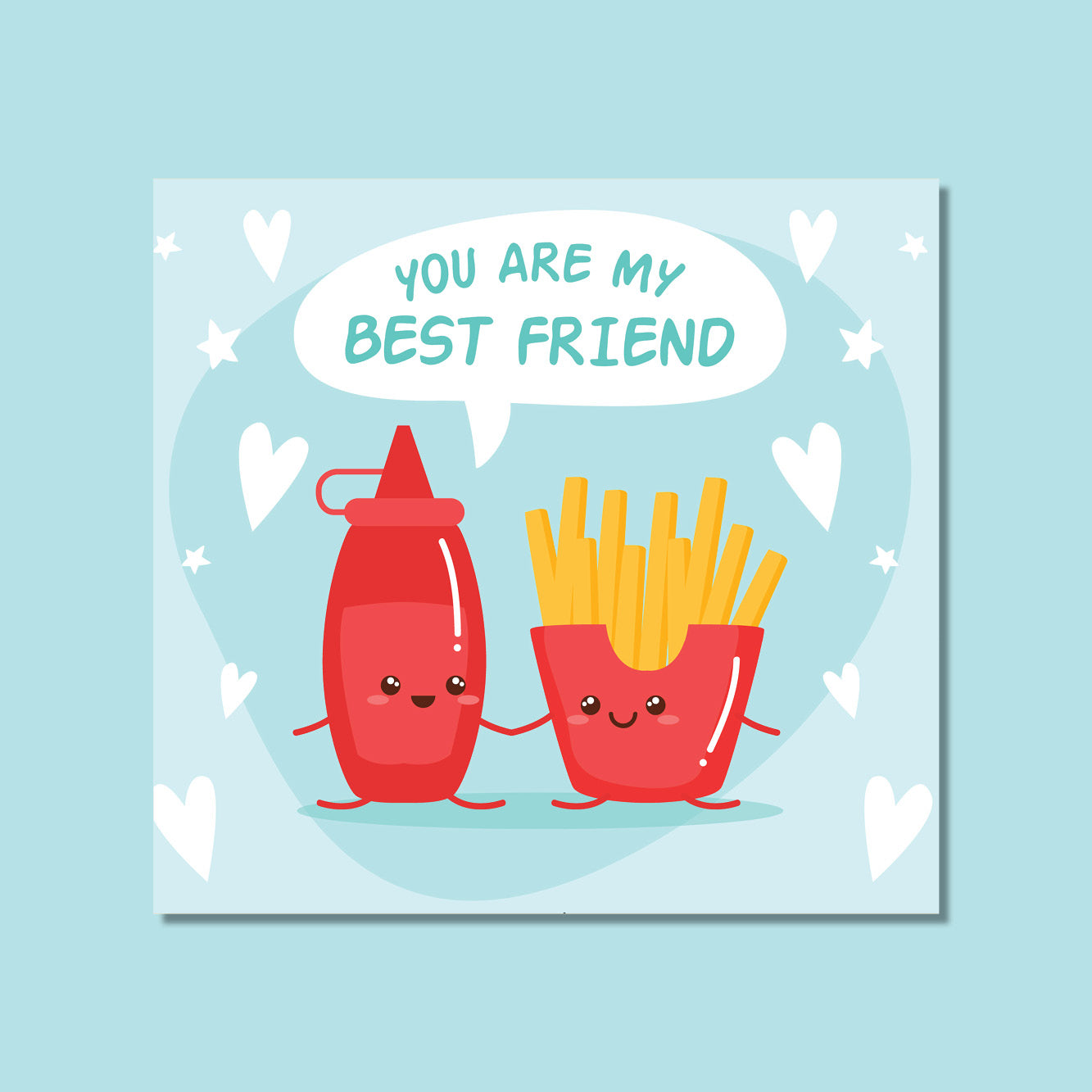 Friendship - Cute Fries and Ketchup