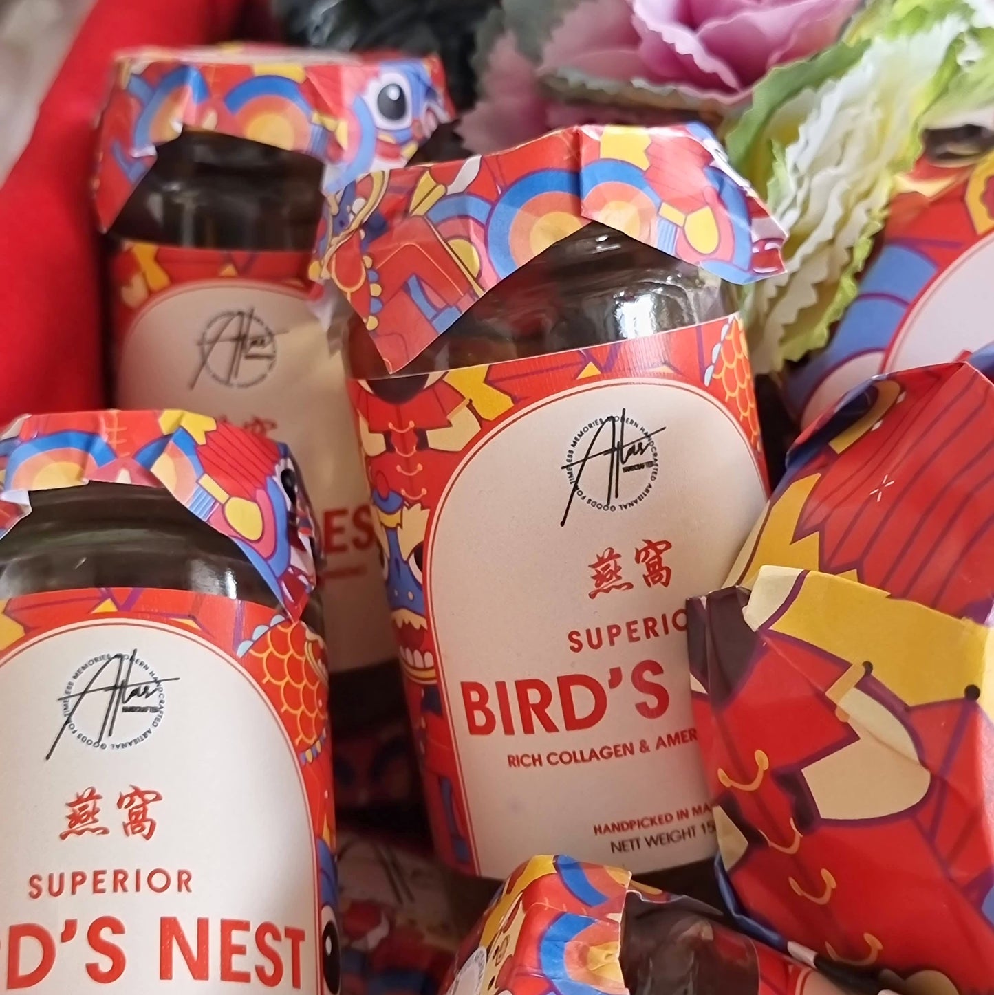 Chinese New Year Wine, Abalone & Bird's nest Hamper