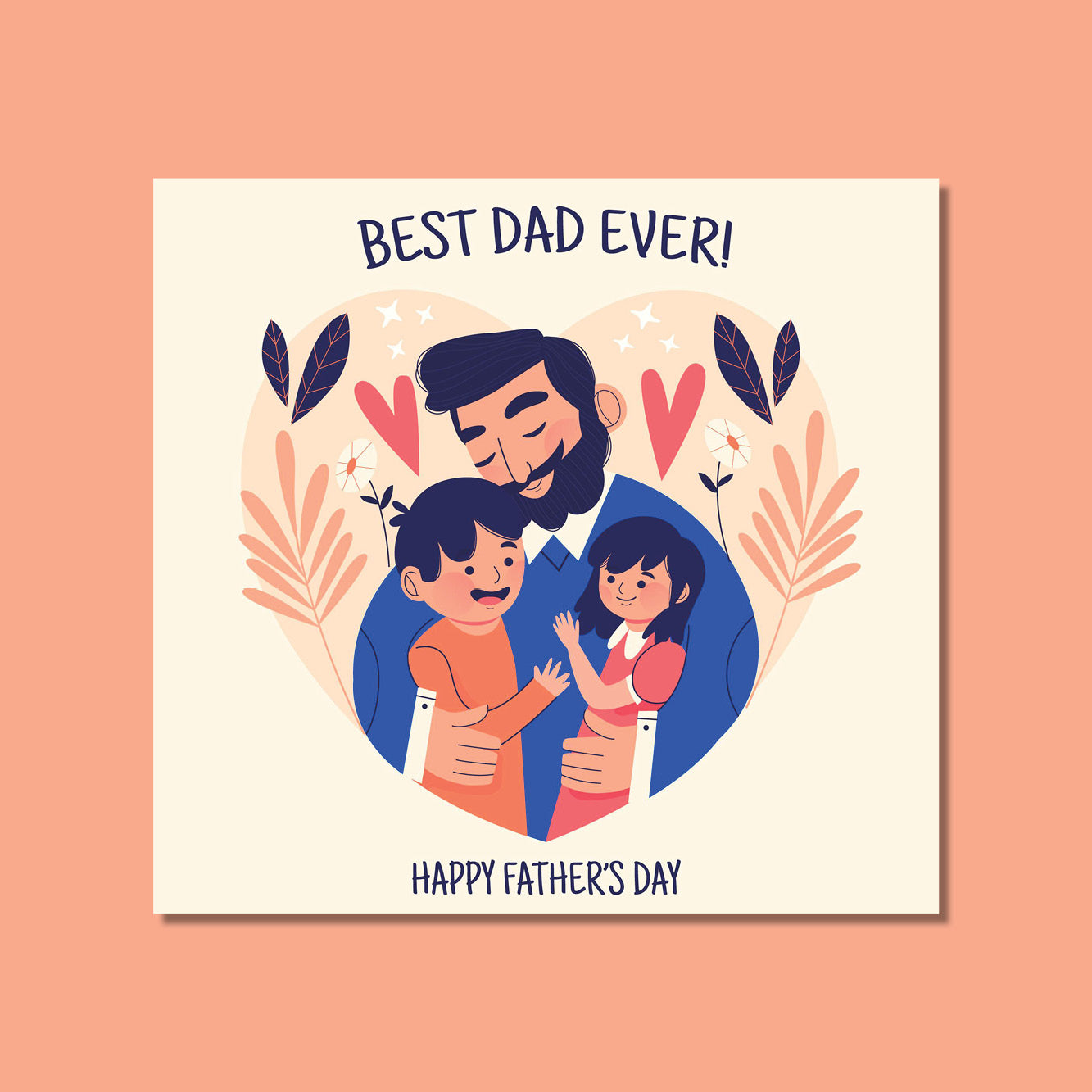 Father's Day - Best Dad Ever Vectored