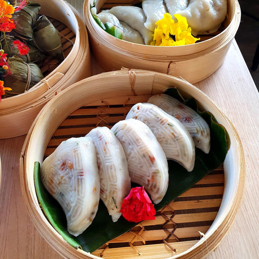 Nonya Rice Dumpling & Teochew Kueh Steamer Basket