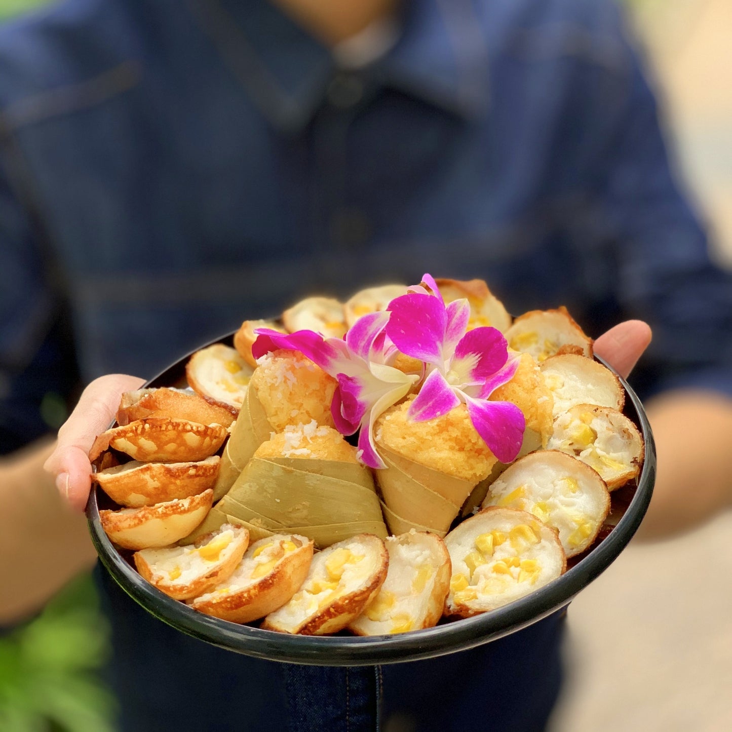 Coconut Rice Dumplings Platter ขนมครก (2-3 pax)