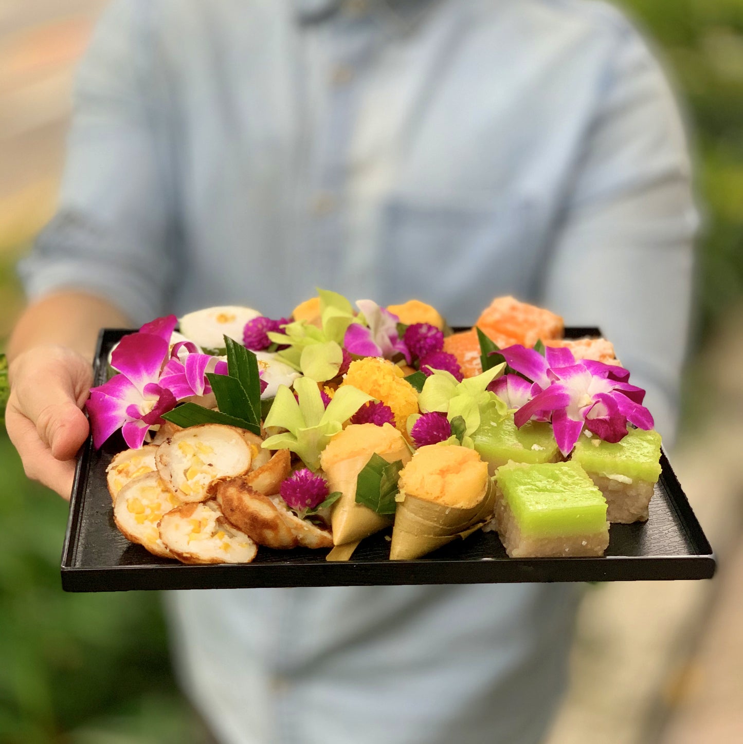 Thai Delights L Lacquered Tray (3-5pax)
