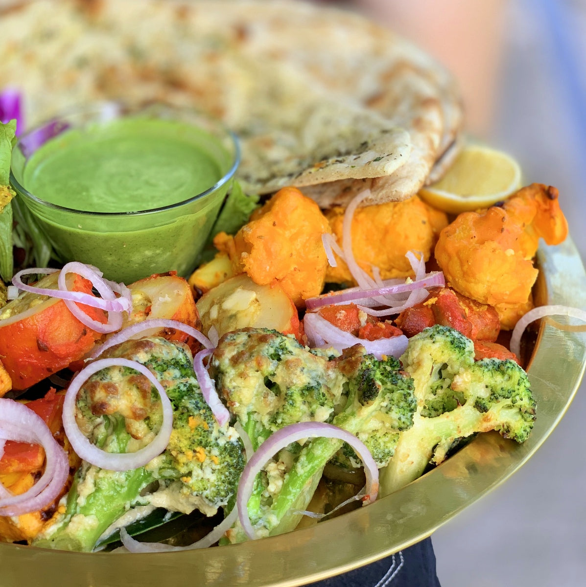 The 'Khazaana' Vegetarian Tandoor Golden Platter